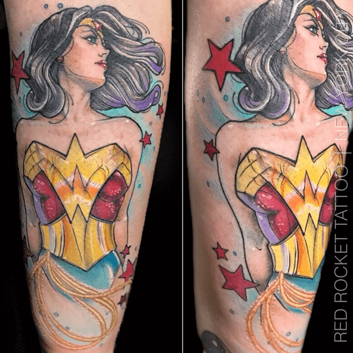 Amazon.com : Wonder Woman Peel and Stick Face Tattoos : Beauty & Personal  Care